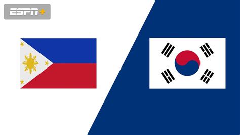 Philippines v Korea .